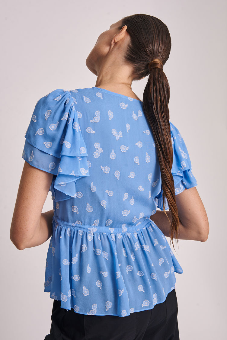 Hofmann Copenhagen Elle Shirt-Hydrangea Blue